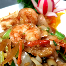 Scampis au beurre et à l ail